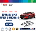 Bosch Sepasang Wiper Kaca Mobil Mazda 3 Hatchback BK (2003-2008) 21&19