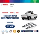 Bosch Sepasang Wiper Kaca Mobil Isuzu Panther Pick-up (1991) 22" & 16"