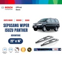 Bosch Sepasang Wiper Kaca Mobil Isuzu Panther (2001) Advantage 22"&16"