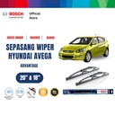 Bosch Sepasang Wiper Kaca Mobil Hyundai Avega Advantage 20" & 18"