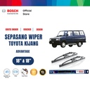 Bosch Sepasang Wiper Kaca Mobil Toyota Kijang Advantage 18" & 18"