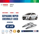 Bosch Sepasang Wiper Mobil Chevrolet Aveo Hatchback Advantage 22" & 16