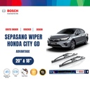 Bosch Sepasang Wiper Kaca Mobil Honda City New GD (2004-on) 20" & 18"
