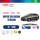 Bosch Rear Wiper Kaca Belakang Mobil Honda Stream Rock Lock 3 12" H306