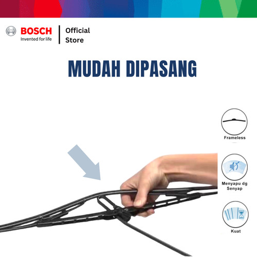 Bosch Sepasang Wiper Mobil Honda Mobilio Advantage 22" & 16" - 2 Buah