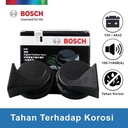 Bosch Klakson H3F Digital Fanfare (Keong) Black 12V Set -Klakson Bunyi