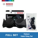 Bosch Klakson H3F Digital Fanfare (Keong) Black 12V Set -Klakson Bunyi