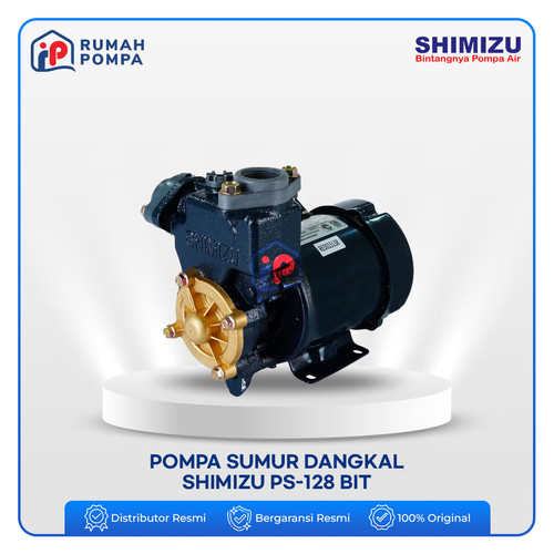 POMPA AIR SHIMIZU PS-128 BIT ORIGINAL GARANSI 1 TH - Pusat