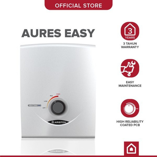 Water Heater Electric Ariston Pemanas Air Listrik Instan Aures Easy