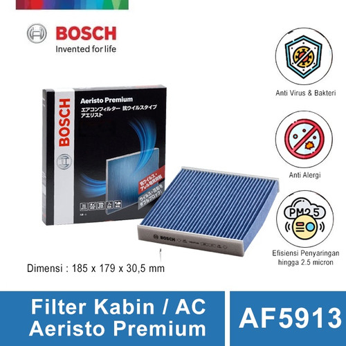 Bosch AF5913 Aeristo Premium Filter Kabin AC Mobil Avanza Xenia Rush