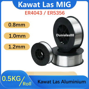 Kawat Las MIG 0.5kg ER4043 ER5356 Aluminium Alu 0.8mm 1.0mm 1.2mm Almunium mig wire ER4043 ER5356