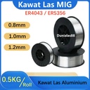 Kawat Las MIG 0.5kg ER4043 ER5356 Aluminium Alu 0.8mm 1.0mm 1.2mm Almunium mig wire ER4043 ER5356