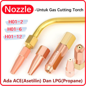Nozzle Propane Gas Welding Nozzle Las Tips Pemegang untuk H01-2 H01-6 H01-12 Nozzle Untuk Gas Cutting Torch Nozzle Gas Asetilen ACE GAS LPG Gas