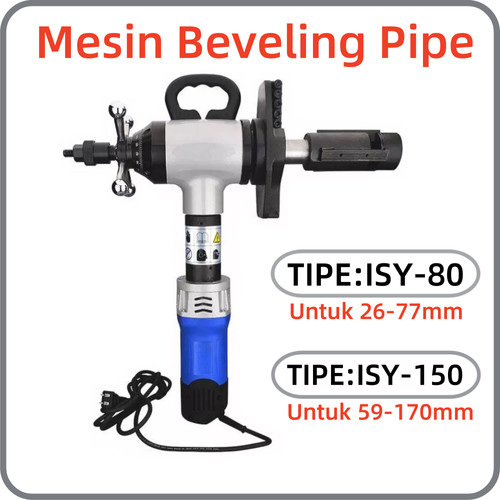 Electric Inner Swell Pipe Beveling Machine Mesin Beveling Pipa Electric Pipe Beveling Machine Kecepatan putaran yang dapat disesuaikan