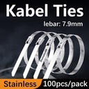 Stainless Cable Ties 7.9mm Kabel Tis Stainless 7.9  40cm 50cm 60cm 80cm 304