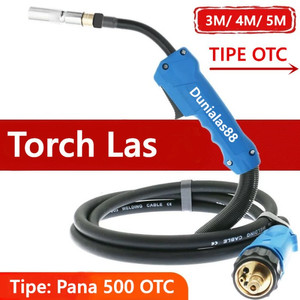 Pana 500 OTC Torch Las Stang MIG Torch Las Tipe OTC Pana 500 Stang Las CO2 Panjang 3M 4M 5M