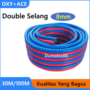 Selang Las Double 8mm×8mm Selang Las Oksigen Dan Asetilena OXY ACE