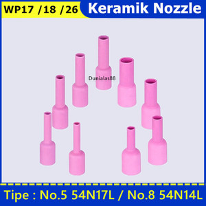 Keramik Argon 54N14L No.8 54N17L No.5 Torch WP17 18 26 Keramik Nozzle