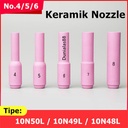 Keramik Argon 10N50L 10N49L 10N48L Tig Argon Torch Long Ceramic Nozzel