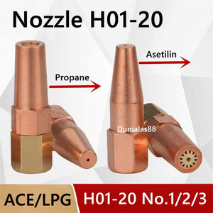 Nozzle Gas Cutting Machine Acetylene Propana H01-20 No.1 No.2 No.3 ACE