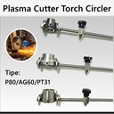 Plasma Cutter Torch Roller Guide Wheel Circler Compass P80 AG60 PT31