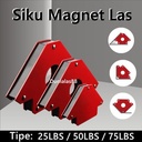 Siku Magnet Las 3'' 4'' 5'' Welding Magnet 25LBS 50LBS 75LBS 3 4 5 Inc