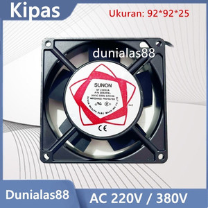Cooling Fan Kipas Pendingin AC 9225 Tebal 25mm 220V 380V 220 380 Volt