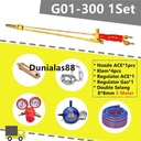 1SET G01-300 Gas Cutting Torch ada Nozzle Klem Regulator Double Selang Stang Las Blender Potong Gas Cutting Torch