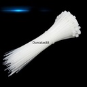 Kabel Ties Nylon Putih Cable Tie lebar 4.8mm panjang 150mm 200mm 300mm 1pack 100pcs