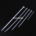 Kabel Ties Nylon cable tie Putih lebar 2.5mm 3.6mm panjang 10cm 15cm 20cm 25cm 30cm 1pack 100pcs