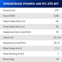 POMPA JETPUMP | SHIMIZU PC-375 BIT NT | TANPA TABUNG