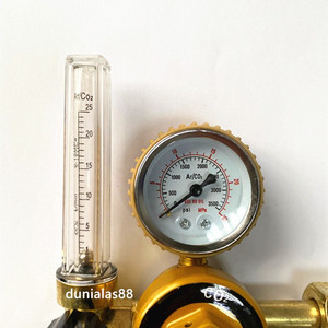 Regulator Gas CO2 Non Heater Regulator karbon dioksida CO Non Pemanas