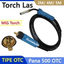 Pana 500 OTC Torch Las Stang MIG Torch Las Tipe OTC Pana 500 Stang Las CO2 Panjang 3M 4M 5M