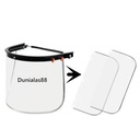 Face Shield Bening Welding Safety Face Shield Visor Transparant Pelindung Wajah Safety Wajah Untuk Helm Proyek