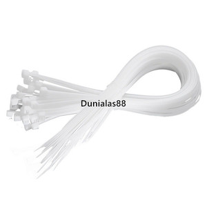 Kabel Ties Lebar 8mm 10mm Panjang 300mm 550mm Cable Tie Nylon 1pack 100pcs