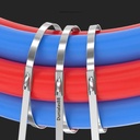 Kabel Ties Stainless Steel SS304 4.6mm x 100mm 150mm 200mm 250mm 300mm 400mm Cable Tie Kabel Ties Tali Pengikat Knalpot Klem