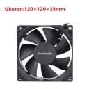 Kipas Pendingin industri 12cm DC24V 0.3A Kipas Cooling Fan 12038