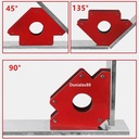 Siku Magnet Las 3'' 4'' 5'' Welding Magnet 25LBS 50LBS 75LBS 3 4 5 Inc