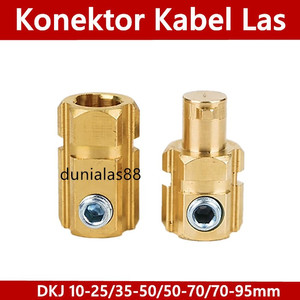 Konektor Kabel Las Male Socket DKJ 10-25 35-50 50-70mm Connector Cable