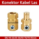 Konektor Kabel Las Male Socket DKJ 10-25 35-50 50-70mm Connector Cable