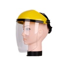 Kedok Las Gerinda Safety Face Shield Kedok Clear las Kuning Hitam