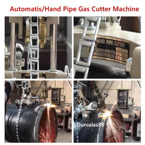 CG2-11D Mesin Potong Pipa Otomatis Manual CG2-11G Hand Pipe Gas Cutter