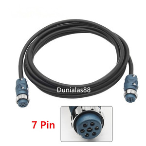 Kabel Cable Sambungan MIG 6 Pin 7 Pin Wire Feeder Mesin las 5M 10M 15M