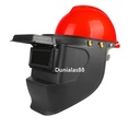 Kedok Las Clip Cap Welding Helmet Mounted On A Safety Helmet Las Per Kedok Las Per Helm Dengan Kedok Las Welding Mask
