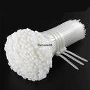 Kabel Ties Nylon cable tie Putih lebar 2.5mm 3.6mm panjang 10cm 15cm 20cm 25cm 30cm 1pack 100pcs