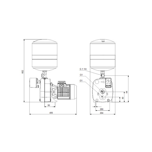 POMPA JETPUMP GRUNDFOS JD BASIC 5/JPD 5-61