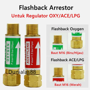 Flashback Arrestor Regualtor Oxy Ace LPG Flash Back Oxygen Acetylene