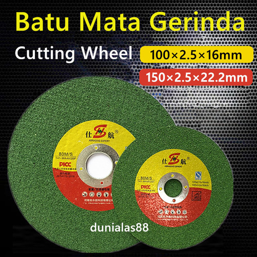Batu Mata Gerinda Gurinda Potong Cutting Wheel 100×2.5mm 150×2.5mm 4In