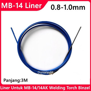 MB-14 Steel Liner Conduit Liner 0.8-1.0mm 3 Meter 3M MB14 MIG Torch