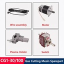 CG1-30 CG1-100 Gas Cutting Machine Motor Switch Kabel Listrik Holder